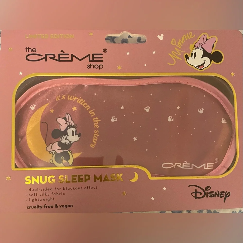 Crème Shop x Disney Minnie Mouse Snug Sleep Mask Limited Edition